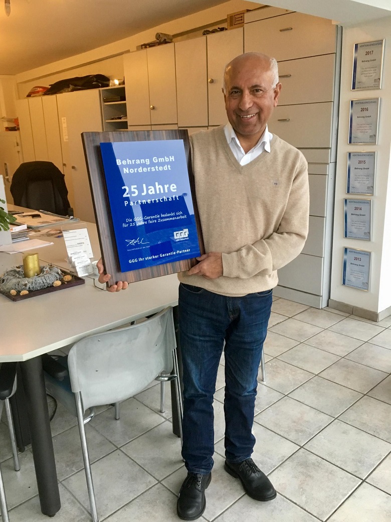 Behrang GmbH | GGG-Garantie